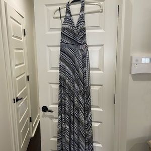 White House black market halter dress